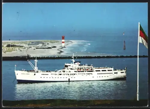 AK Passagierschiff MS Roland von Bremen in Fahrt