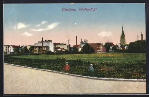AK Elmshorn, Stadtansicht