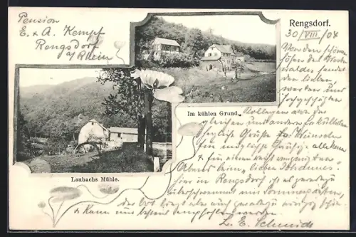 AK Rengsdorf, Laubachs Mühle, Im kühlen Grund
