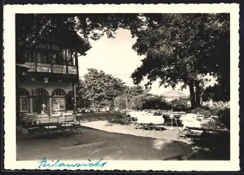 Foto-AK Simmern /Hunsrück, Hotel Zur Schönen Aussicht, Bes. Wilh. Krätsch