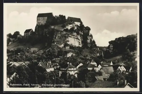 AK Pottenstein /Fränk. Schweiz, Ehemalige Raubritterburg
