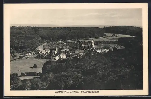 AK Himmerod /Eifel, Gesamtansicht mit Ruine
