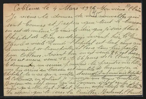 AK Coblenz, Rheinlager