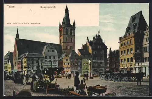 AK Trier, Partie am Hauptmarkt