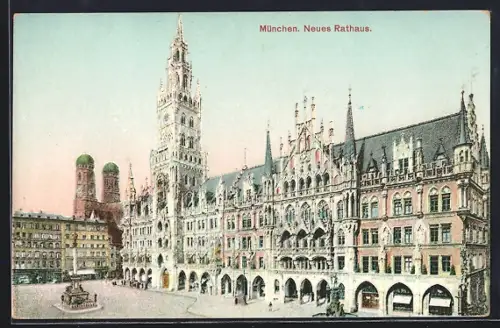 AK München, Neues Rathaus