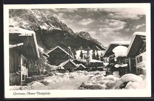 AK Grainau, Oberer Dorfplatz