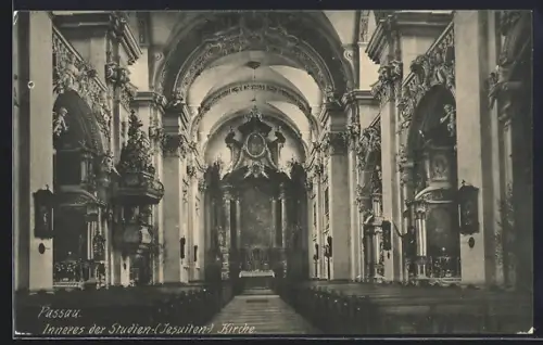 AK Passau, Inneres der Studien-(Jesuiten-)Kirche