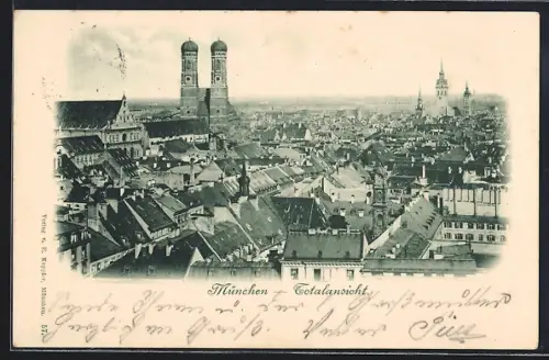 AK München, Totalansicht