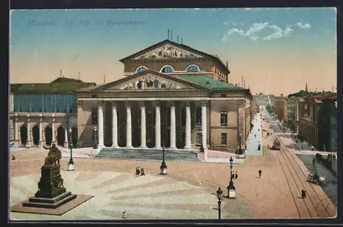 AK München, Kgl. Hof und Nationaltheater