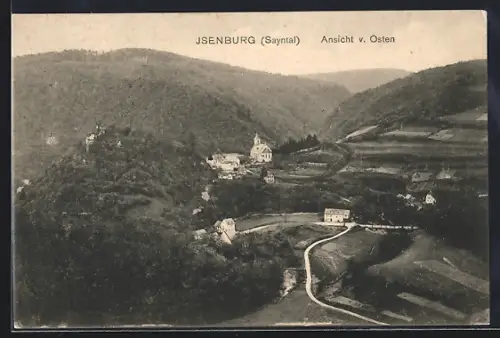 AK Isenburg /Sayntal, Ansicht von Osten