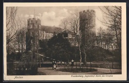 AK Aachen, Frankenberg, Jagdschloss Karls des Grossen