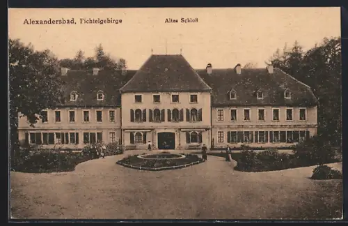 AK Alexandersbad, Fichtelgebirge, Altes Schloss