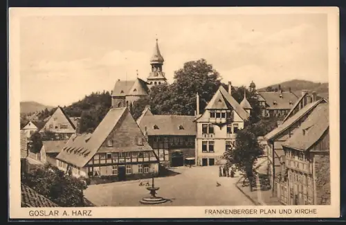 AK Goslar a. Harz, Frankenberger Plan und Kirche