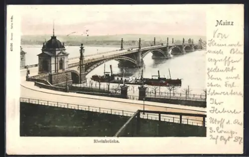AK Mainz, Rheinbrücke