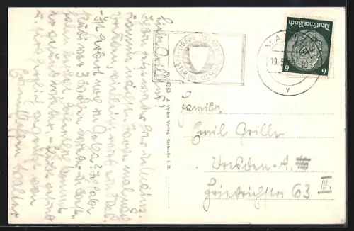 AK Mainz, Dampfer auf dem Rhein