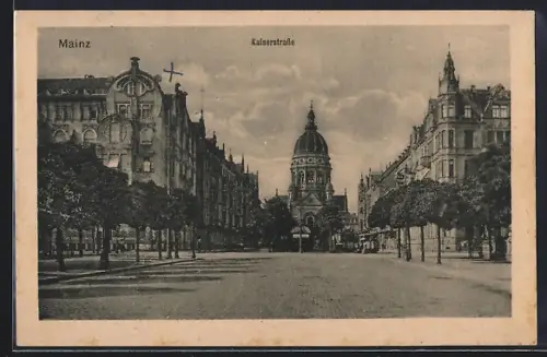 AK Mainz, Partie in der Kaiserstrasse