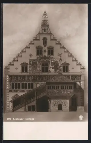 AK Lindau / Bodensee, Frontseite vom Rathaus