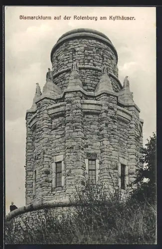 AK Kyffhäuser, Bismarckturm auf der Rotenburg