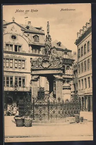 AK Mainz, Am Marktbrunnen