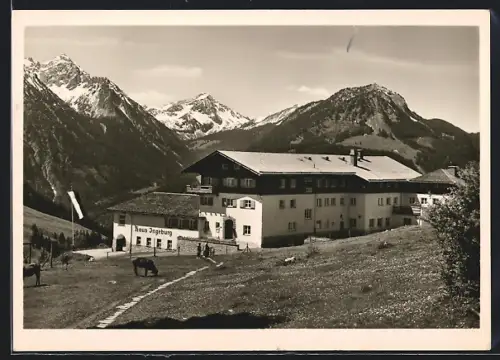 AK Oberjoch i. Allgäu, Hotel Haus Ingeburg