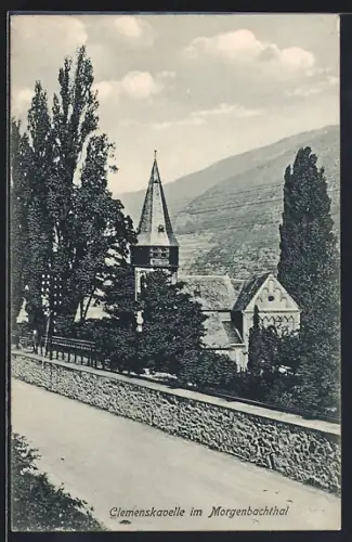AK Trechtingshausen, Clemenskapelle im Morgenbachthal