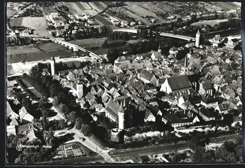 AK Ochsenfurt /Main, Altstadt, Mainbrücke, Stadttürme