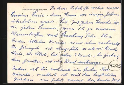 AK Ergoldsbach /Ndb., Verschiedene Ortsansichten