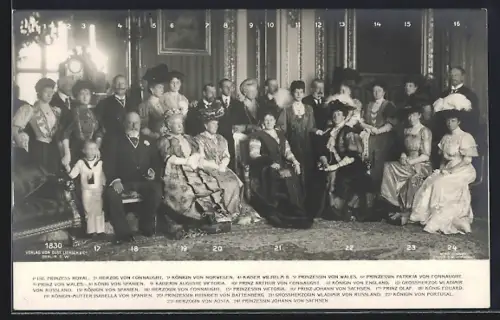 AK Grossherzog Wladimir von Russland mit Kaiser Wilhelm II. & Herzog von Connaught