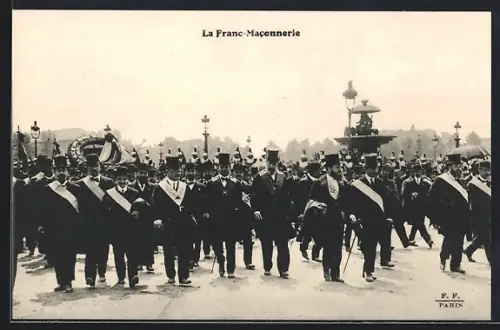 AK La Franc-Maconnerie, Freimaurer-Marsch