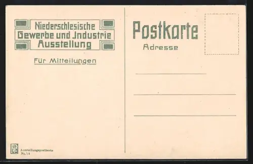 AK Görlitz, Niederschl. Gewerbe- und Industrie-Ausstellung 1905, Chocoladen-Fabrikation Mattke & Sydow, Raupach-Pavillon