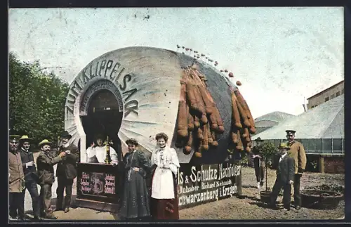 AK Zwickau, Ausstellung 1906, Zum Klippelsack