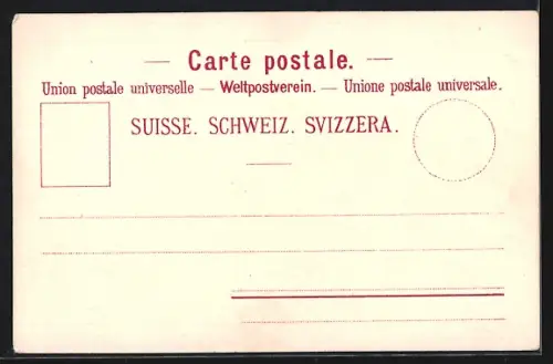 Lithographie Genève, Exposition Nationale Suisse 1896, Ausstellung
