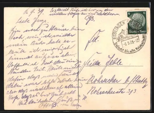 AK Stuttgart, Reichsgartenschau 1939, Kellnerin mit Bierkrügen