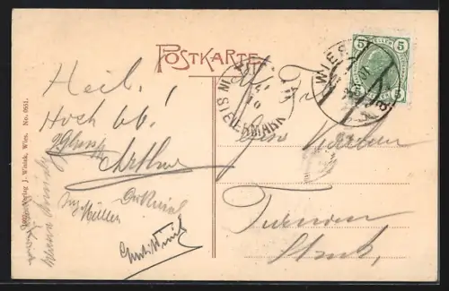 AK Wies /Stmk., Gasthof mit Fremdenzimmer am Hauptplatz