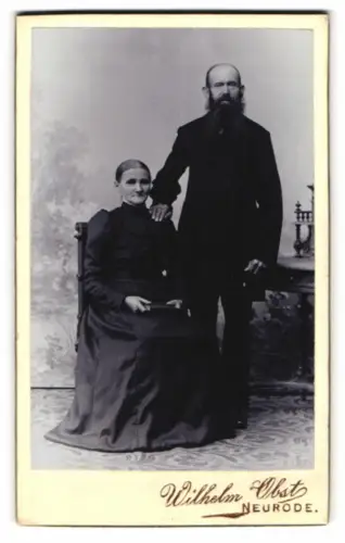Fotografie Wilhelm Obst, Neurode, Herr und Frau Prunzel