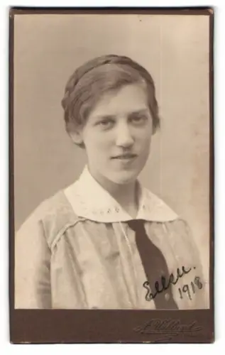 Fotografie A. Wiklund, Falun, Ellen im Jahr 1918