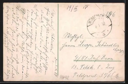 AK Wörschach /Steiermark, Panorama mit Landstrasse