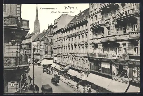 AK Wien, Hotel Erzherzog Karl, Kärntnerstrasse