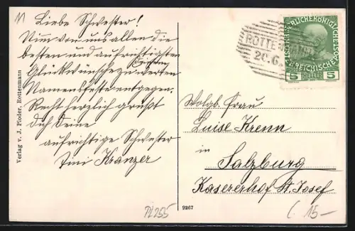 AK Rottenmann /Obersteiermark, Rathaus, Erbaut 1912-13