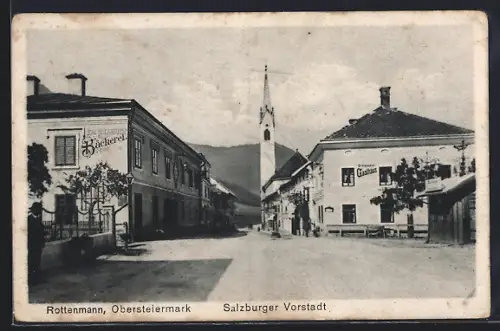 AK Rottenmann, Salzburger Vorstadt