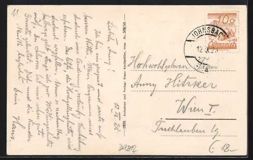 AK Johnsbach i. G., Gasthof Zum Donner