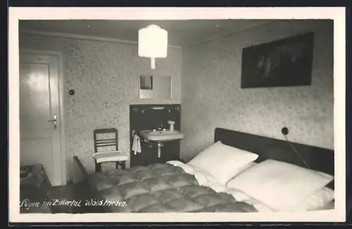 AK Fügen im Zillertal, Hotel Waldfrieden, Innenansicht