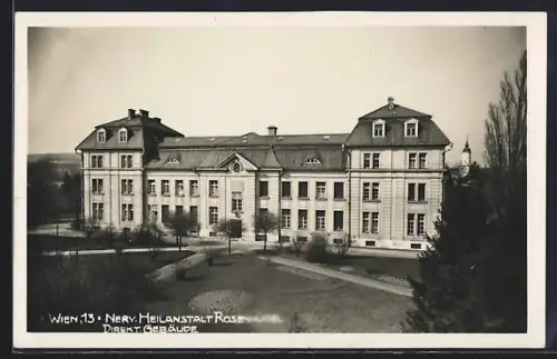AK Wien, Nerven-Heilanstalt Rosenhügel, Direkt. Gebäude