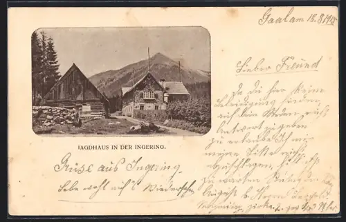AK Gaal /Stmk., Jagdhaus in der Ingering