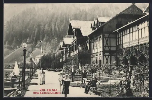 AK Zell am See, Hôtel Kaiserin Elisabeth
