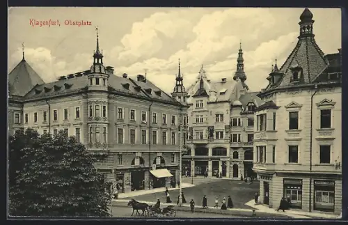AK Klagenfurt, Partie am Obstplatz