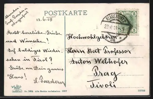 AK Klagenfurt, Partie am Obstplatz