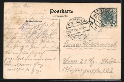 AK Wien-Hameau, Restauration, Saal und Terrasse