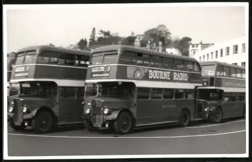Fotografie englischer Hants Bus Linie 7 mit Fahrtziel Bournemouth