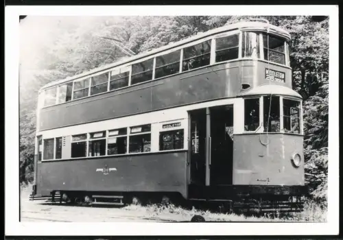 Fotografie englische Strassenbahn Linie 26 Middleton